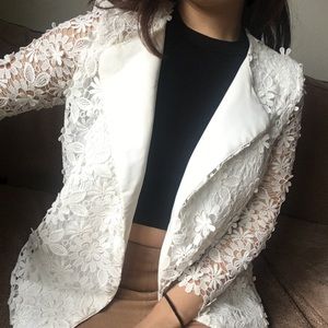 White lace jacket